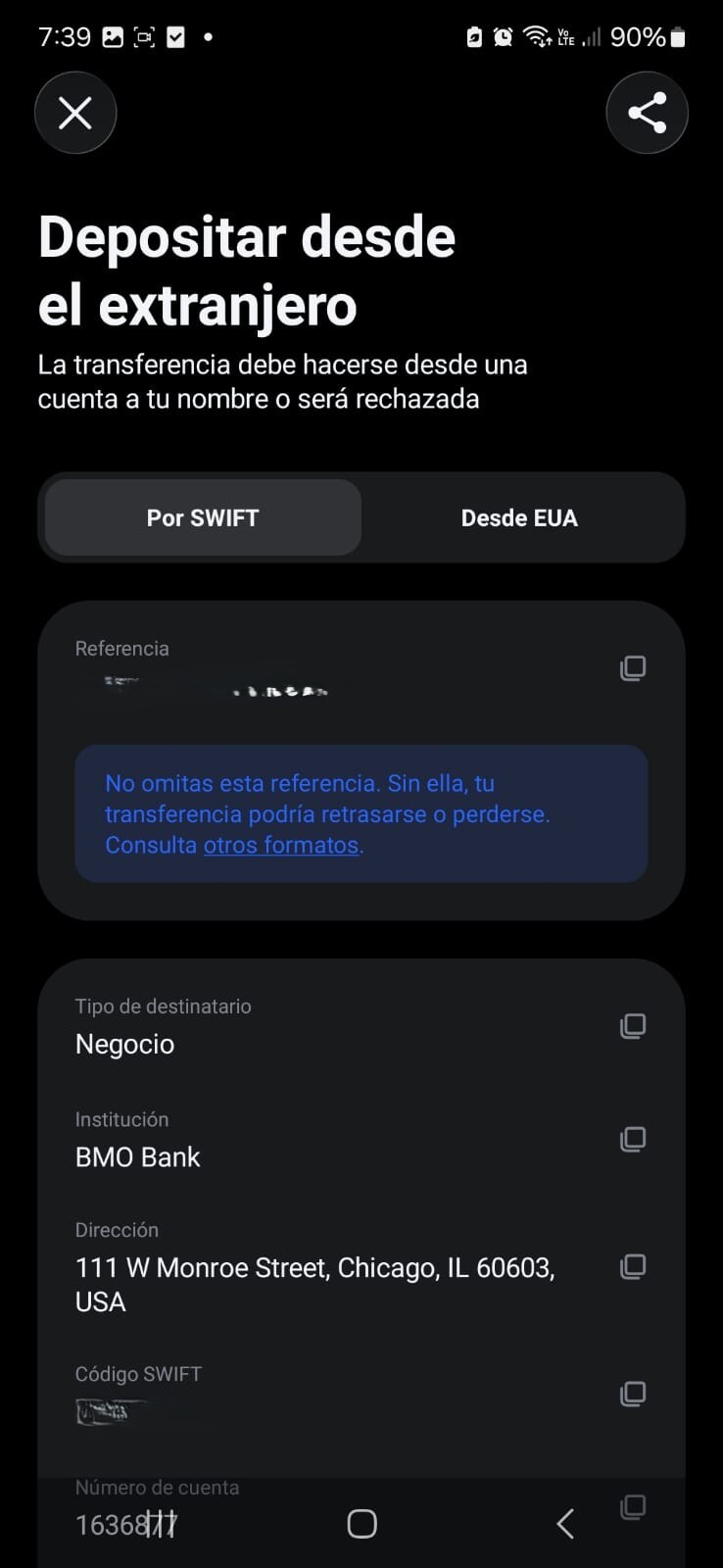 fondear desde usa