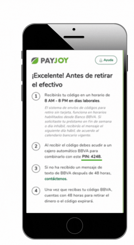 funciones prestamos payjoy aplicación móvil