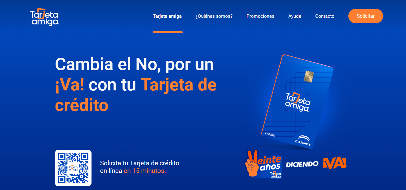 tarjeta amiga credito