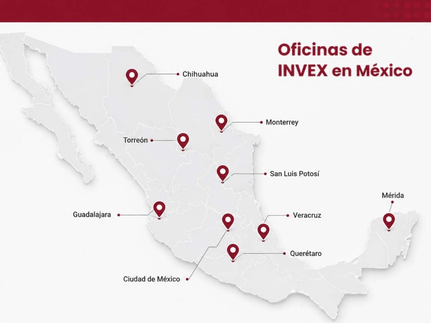 oficionas invex en México