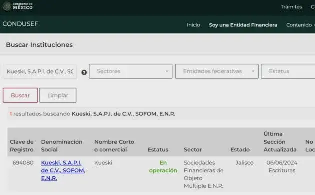 kueski pay es confiable y seguro Condusef