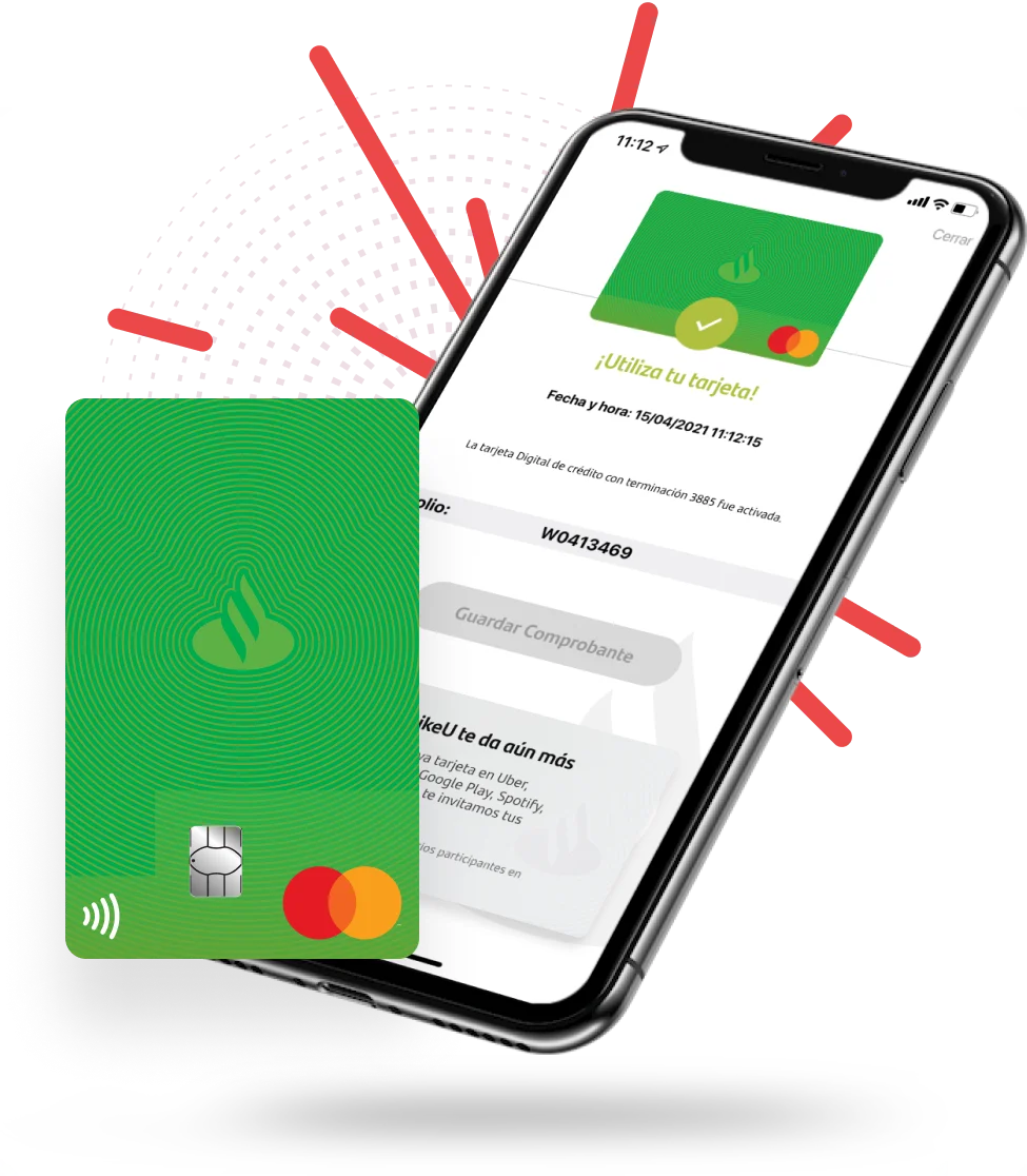 Beneficios de tarjeta de crédito Santander Like U