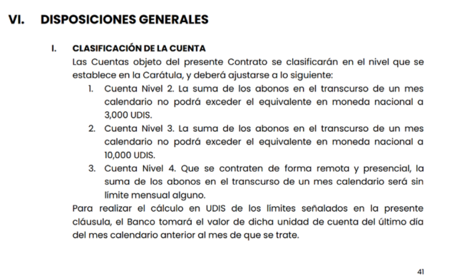 limite de deposito plata cuenta