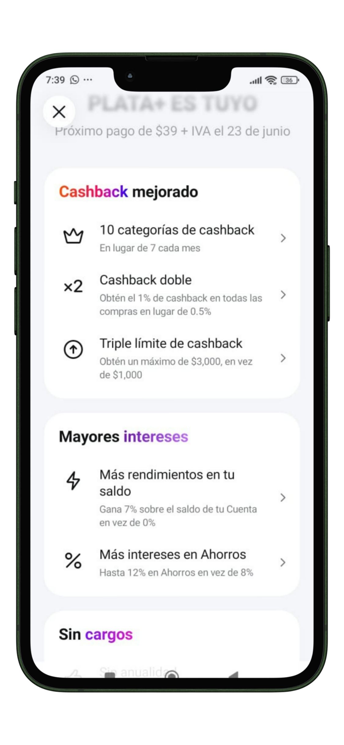 membresia plata plus