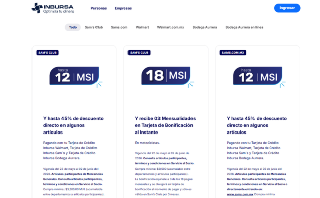 meses sin intereses inbursa super credito