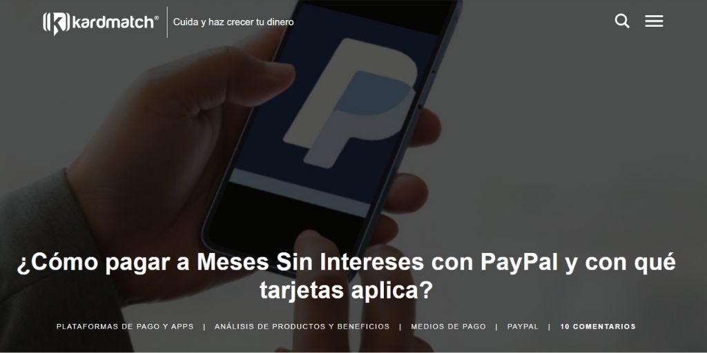 meses sin intereses paypal