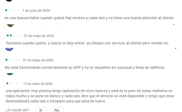 opiniones de usuarios app inbursa movil