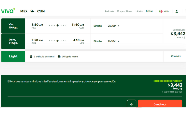 pagar vuelo con tarjeta hsbc viva plus