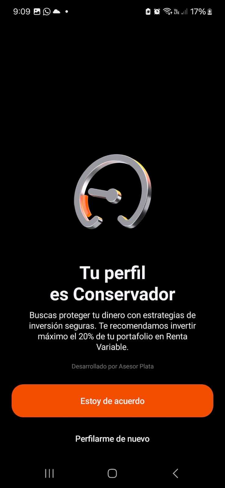 perfil conservador