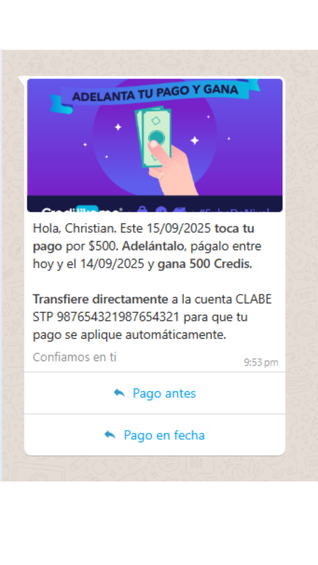 promo 500 credis