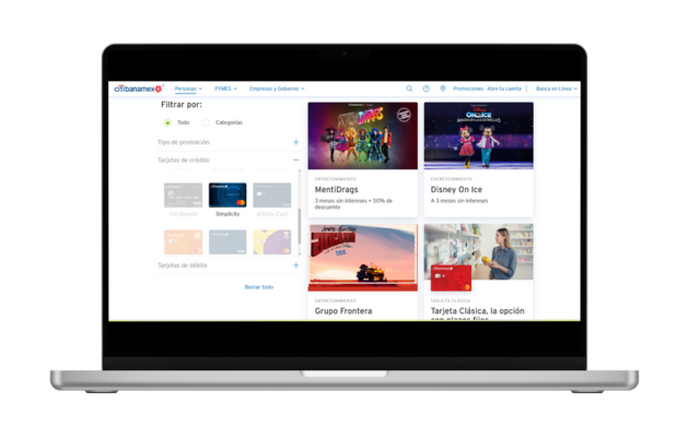 promociones en Citibanamex con la Tarjeta Simplicity