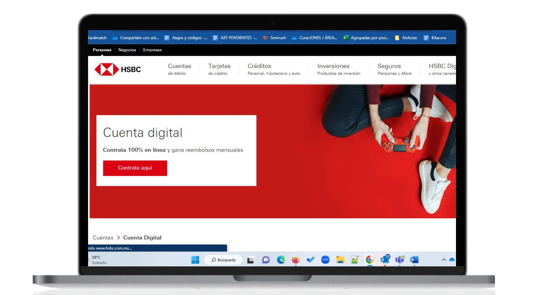 sacar tarjeta de debito digital hsbc