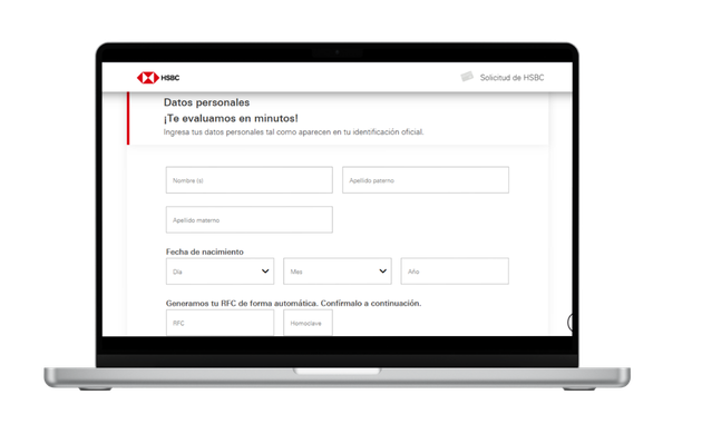 solicitud de tarjeta de crédito hsbc AIR
