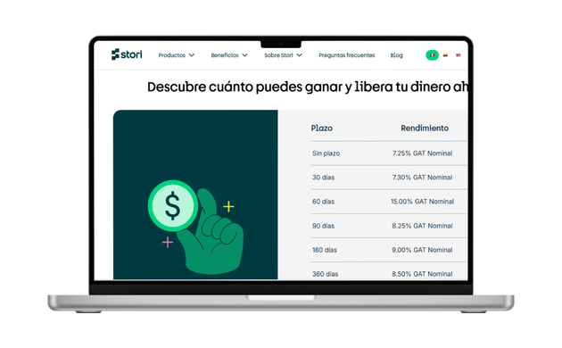 stori cuenta mas con rendimiento