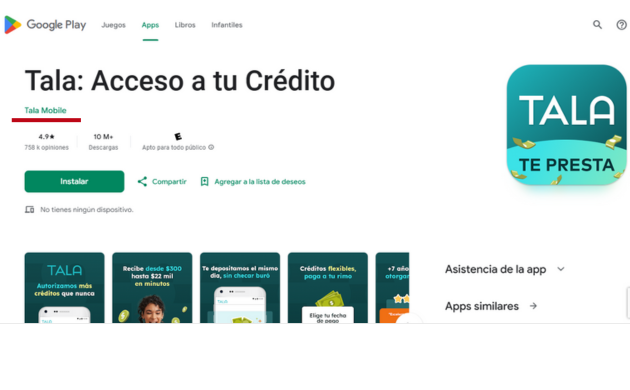 tala es segura y confiable