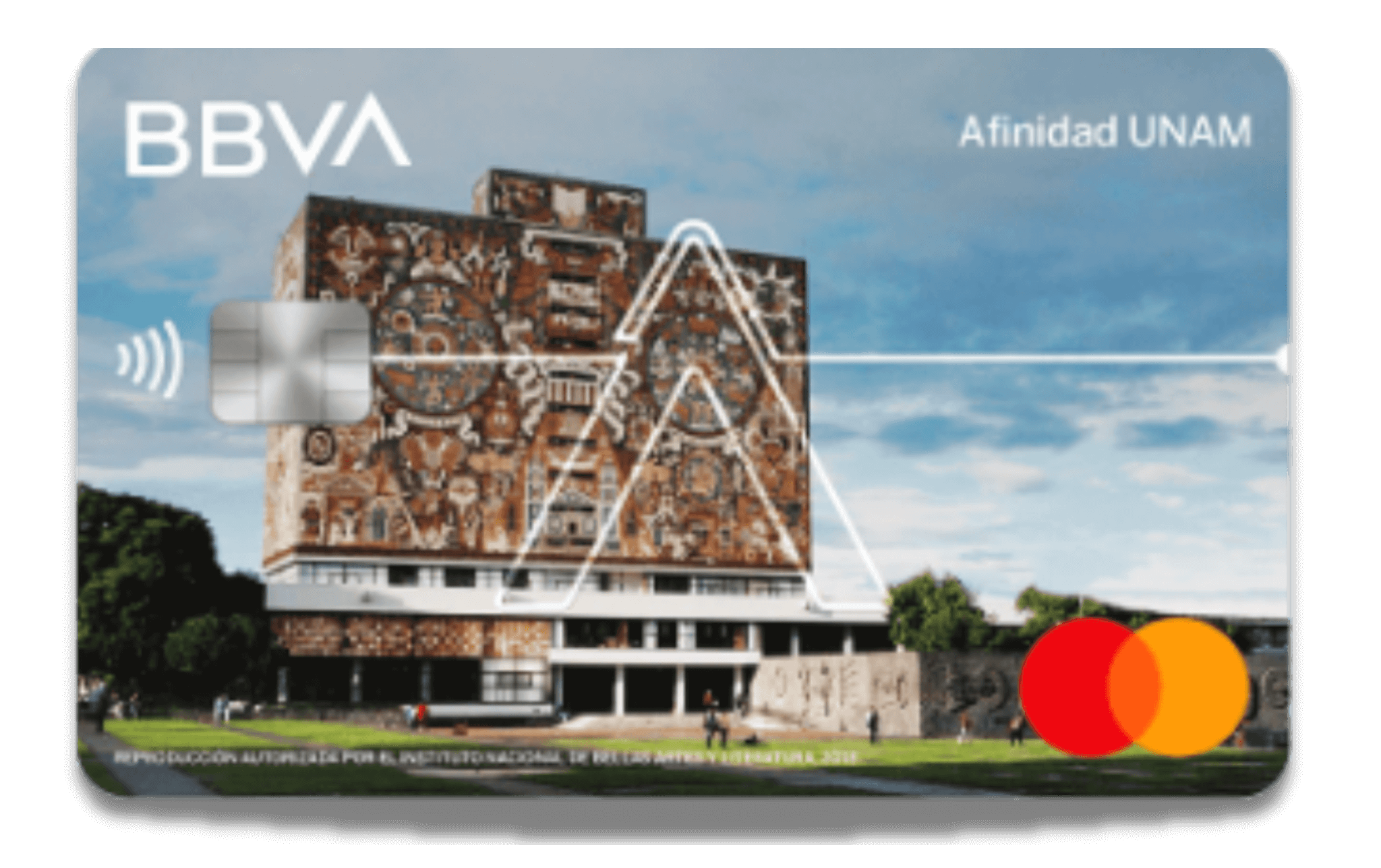 tarjeta Afinidad UNAM BBVA plástico
