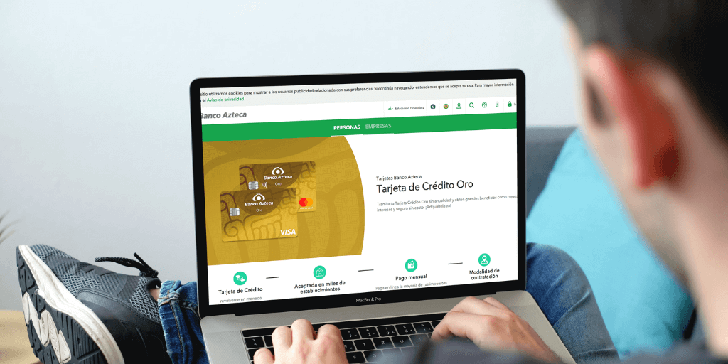 tarjeta de crédito oro banco azteca en linea