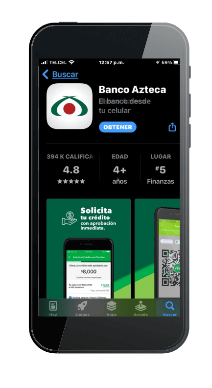 App Banco Azteca tarjeta de crédito