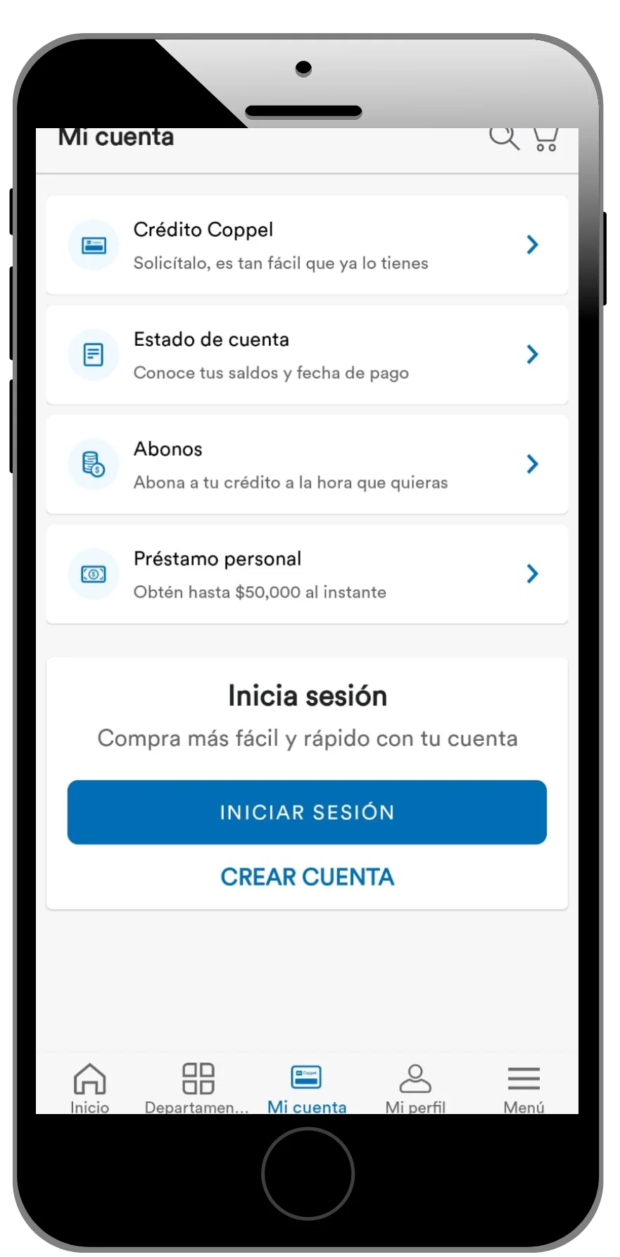 tramitar tarjeta de debito coppel